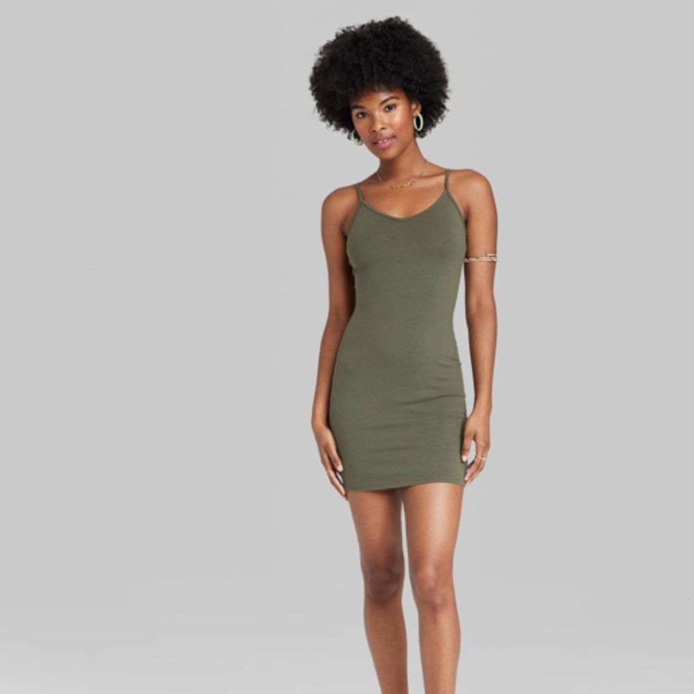 Women's Strappy Bodycon Knit Dress